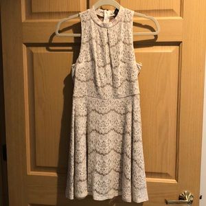 Lace cream dress